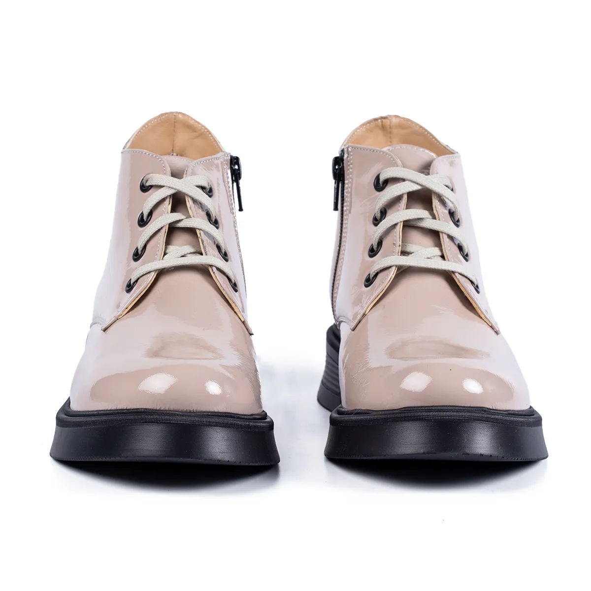 Lucas Shoes Ghete 412 nude piele dama