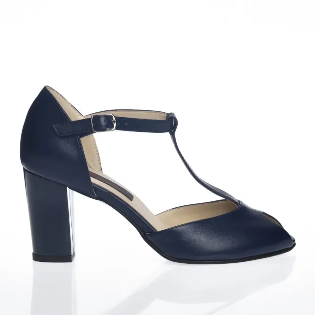 Catinca Shoes D8 BB sandale dama bleumarin box piele