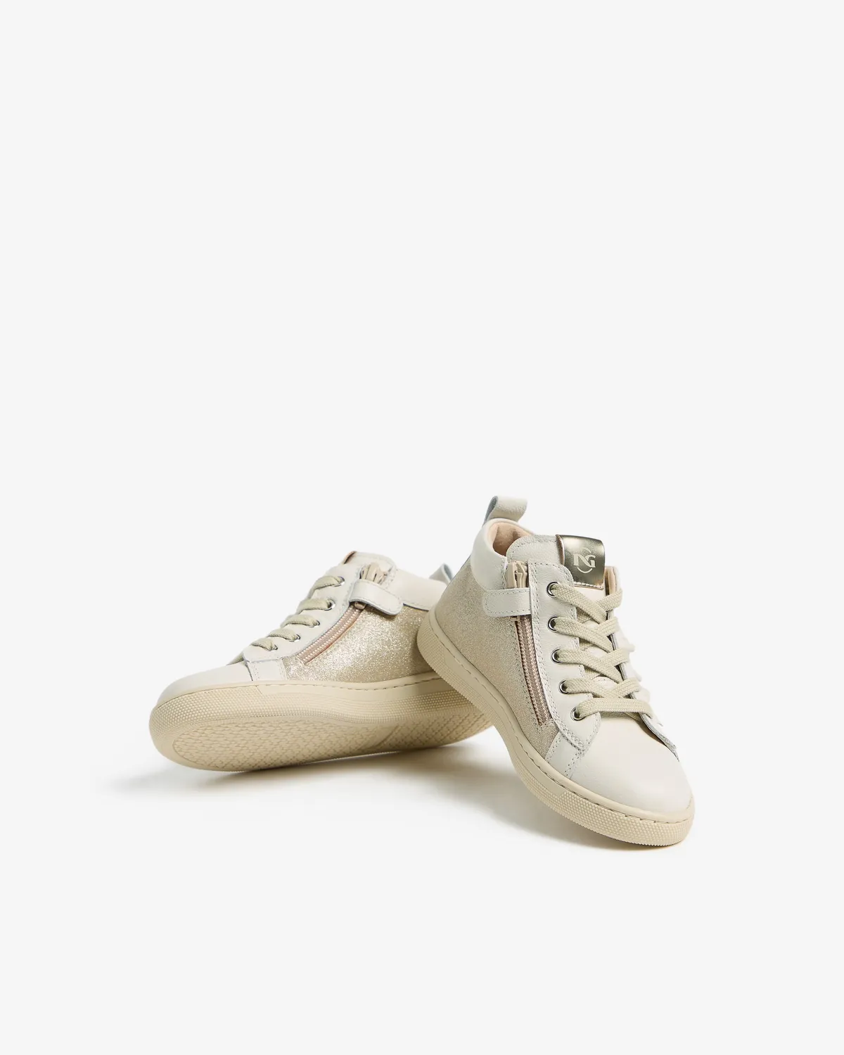 NeroGiardini sneakers fete junior piele cu talpa usoara