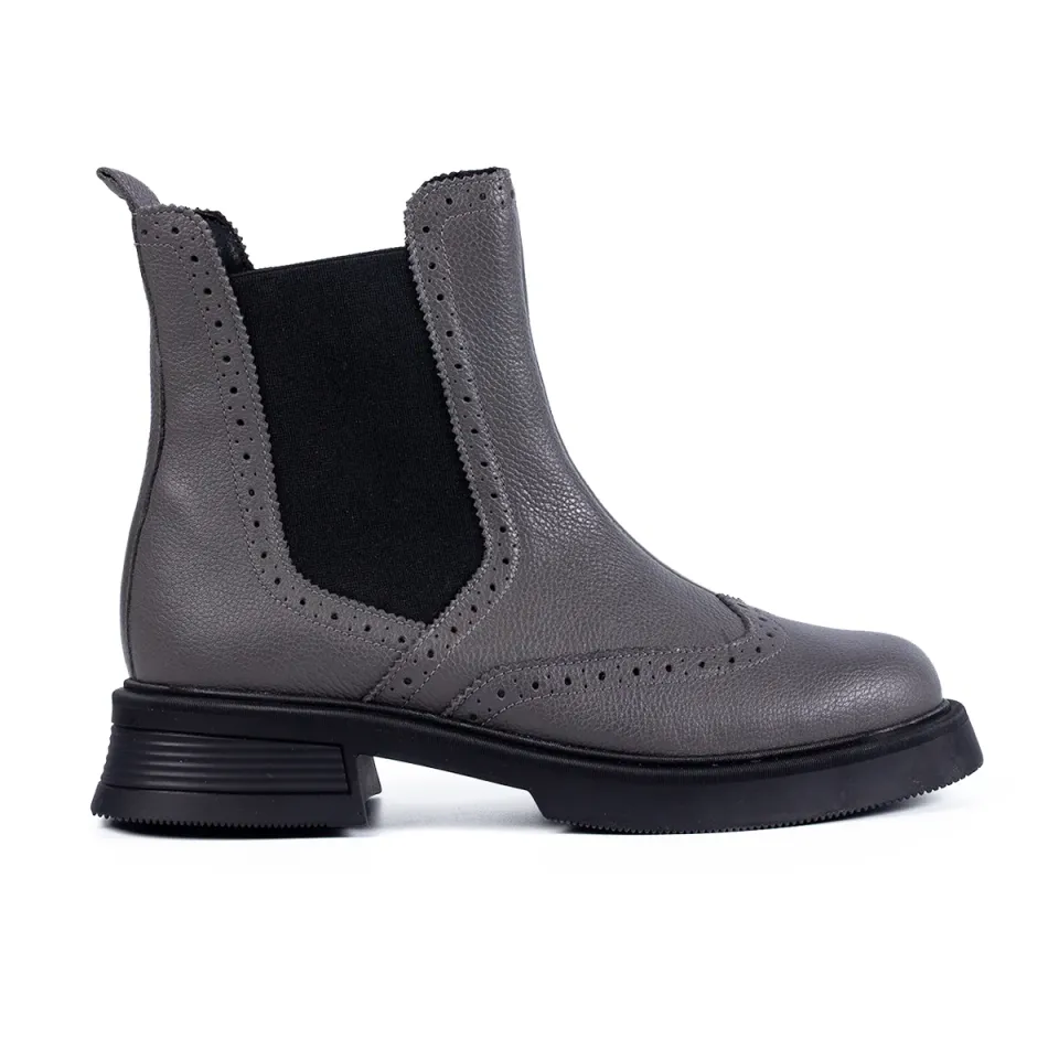 Lucas Shoes Ghete 400 ghete gri piele iarna