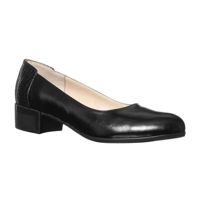 Catinca Shoes T8 NCN pantofi dama piele negru croco