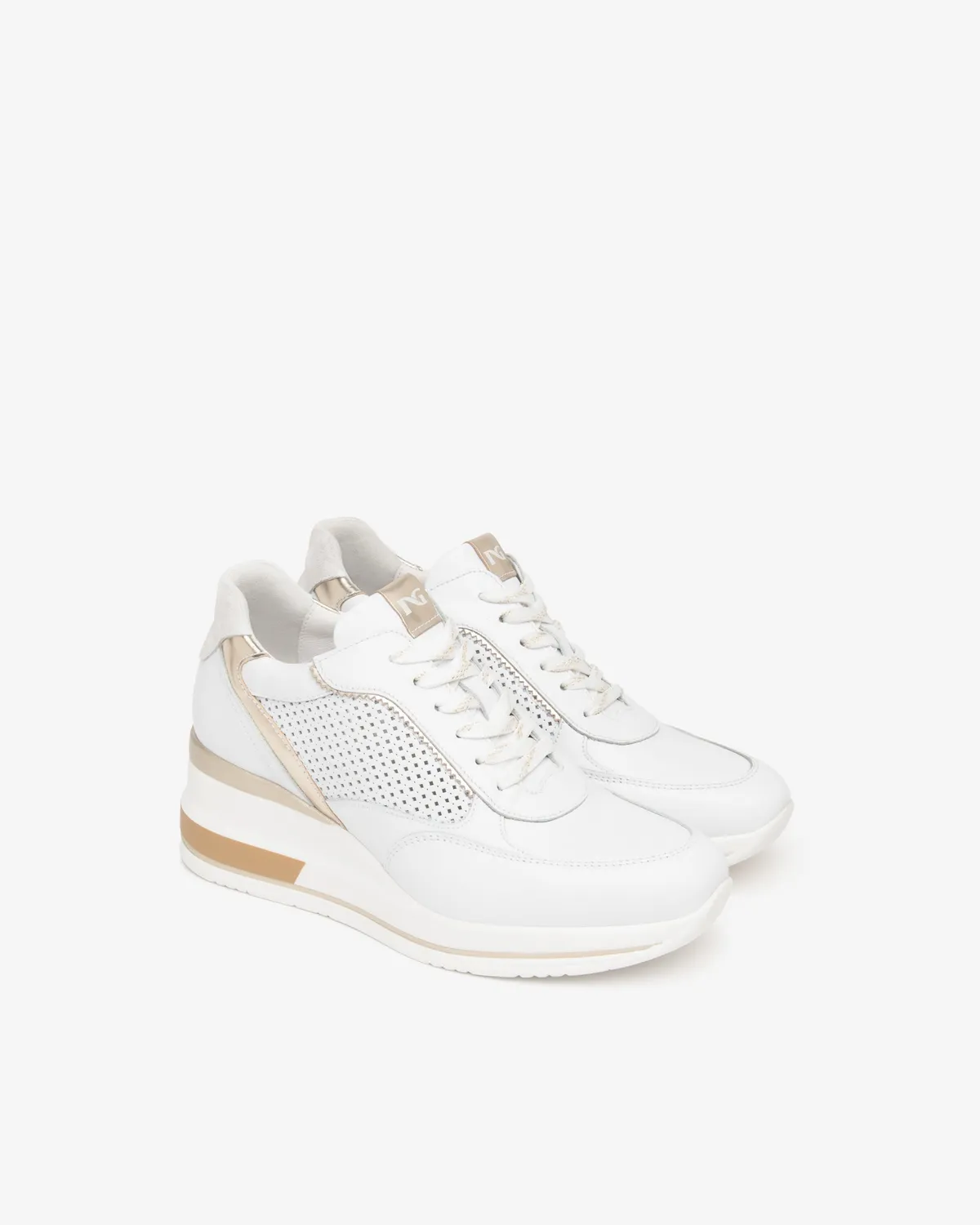 NeroGiardini sneakers dama piele si material tehnic
