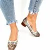 Catinca Shoes T12 BMTM pantofi perforati piele bej maro