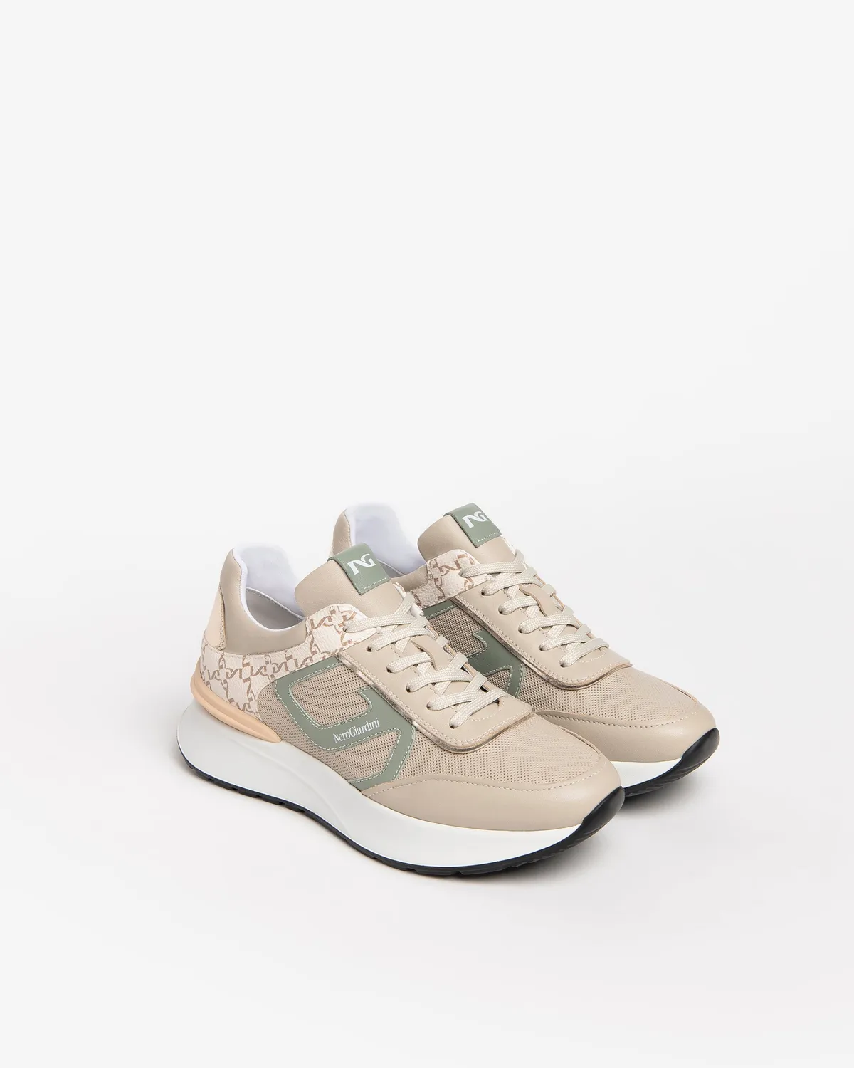 NeroGiardini sneakers piele dama primavara-vara branț DryGo