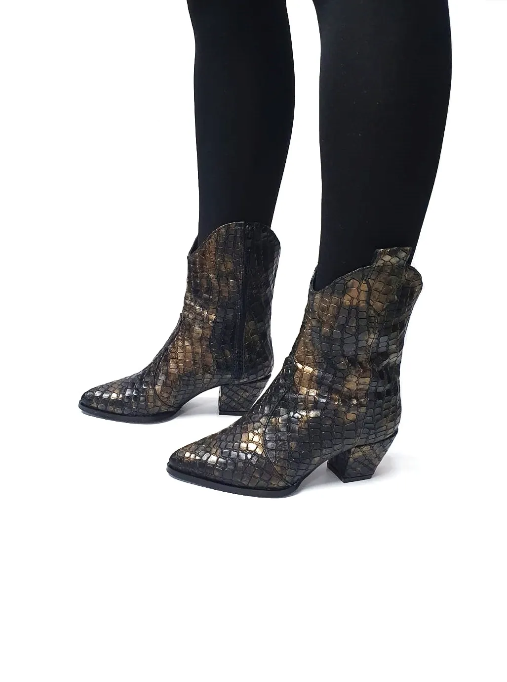 Catinca Shoes Ciocate SM ciocate dama maro piele sarpe