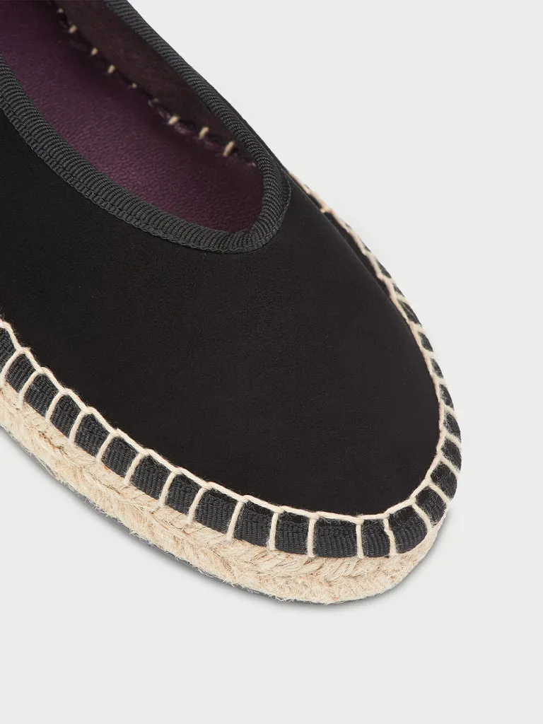 Flagelus Summer Swing Black balerini piele neagra