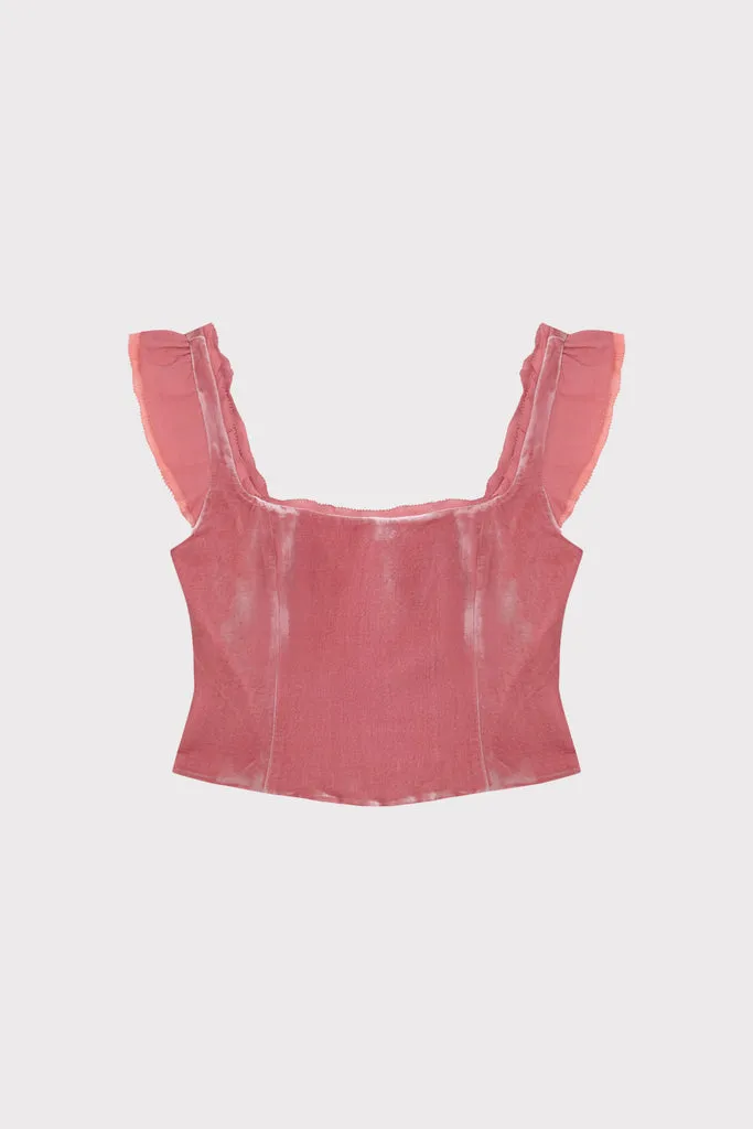 Enchant Bind Pink corset roz bumbac