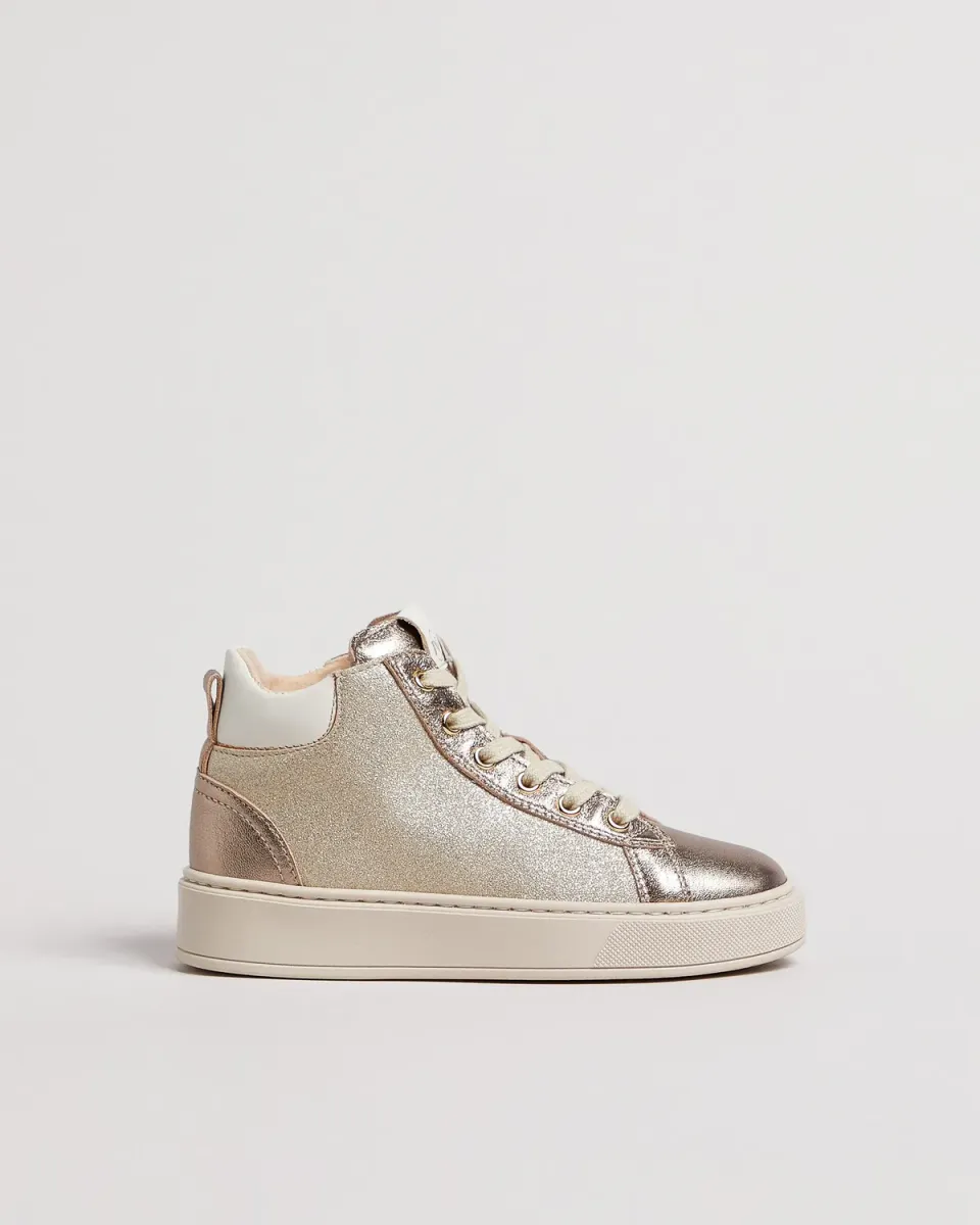 NeroGiardini sneakers fete piele material tehnic toamna