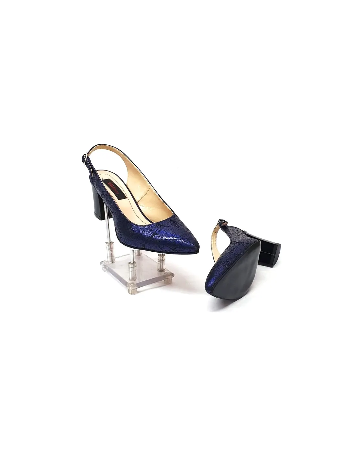 Catinca Shoes A91 AS sandale dama albastru piele naturala