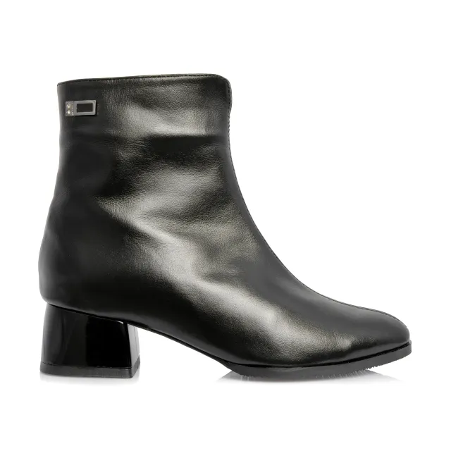 Catinca Shoes G77 NE ghete dama piele negru box