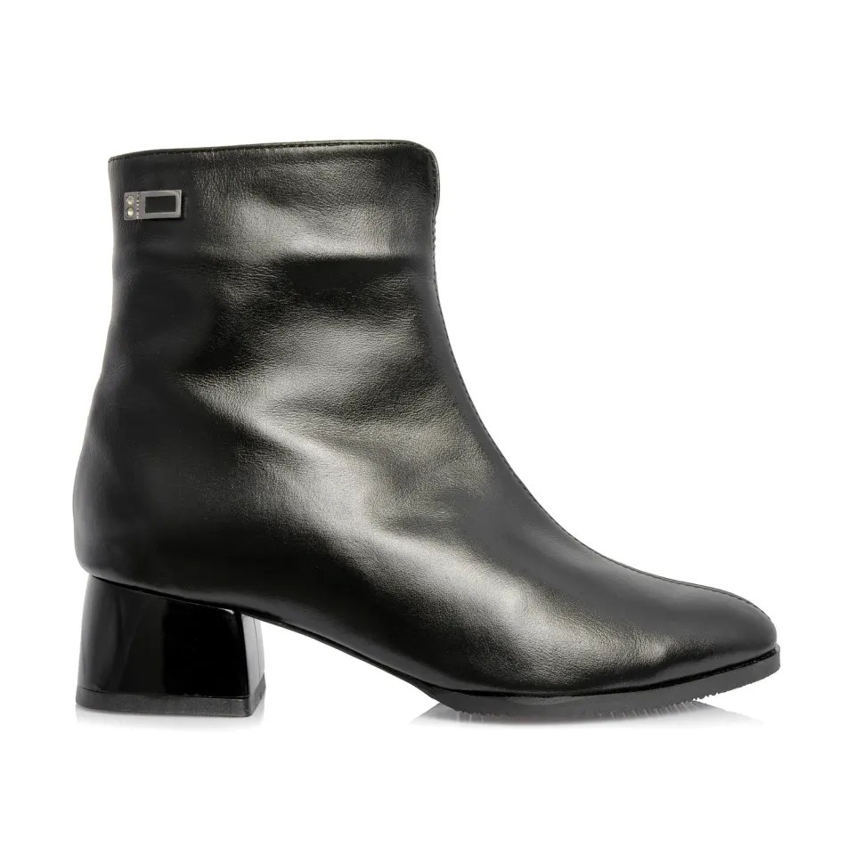 Catinca Shoes G77 NE ghete dama piele negru box