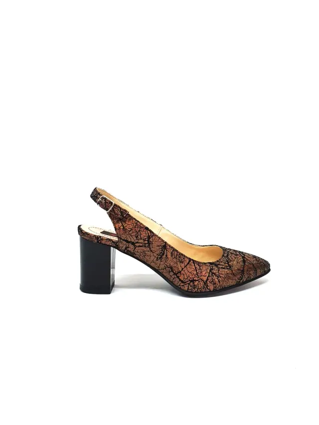 Catinca Shoes A91 MS sandale dama maro straveziu piele