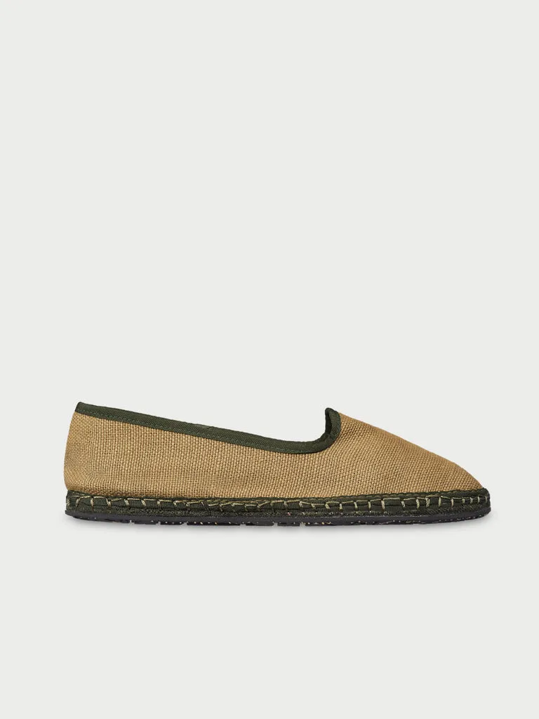 Flagelus Arwen papuci khaki in natural