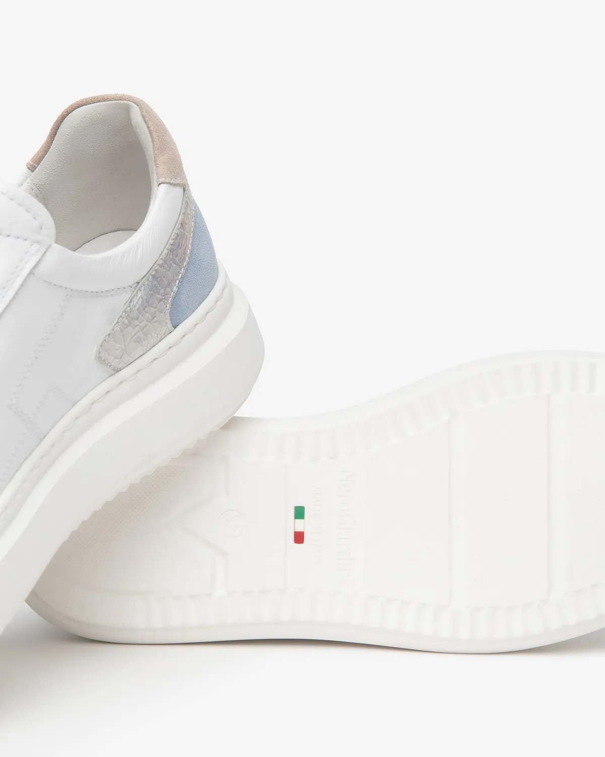 NeroGiardini Sneakers Dama Piele si Piele Intoarsa Confort