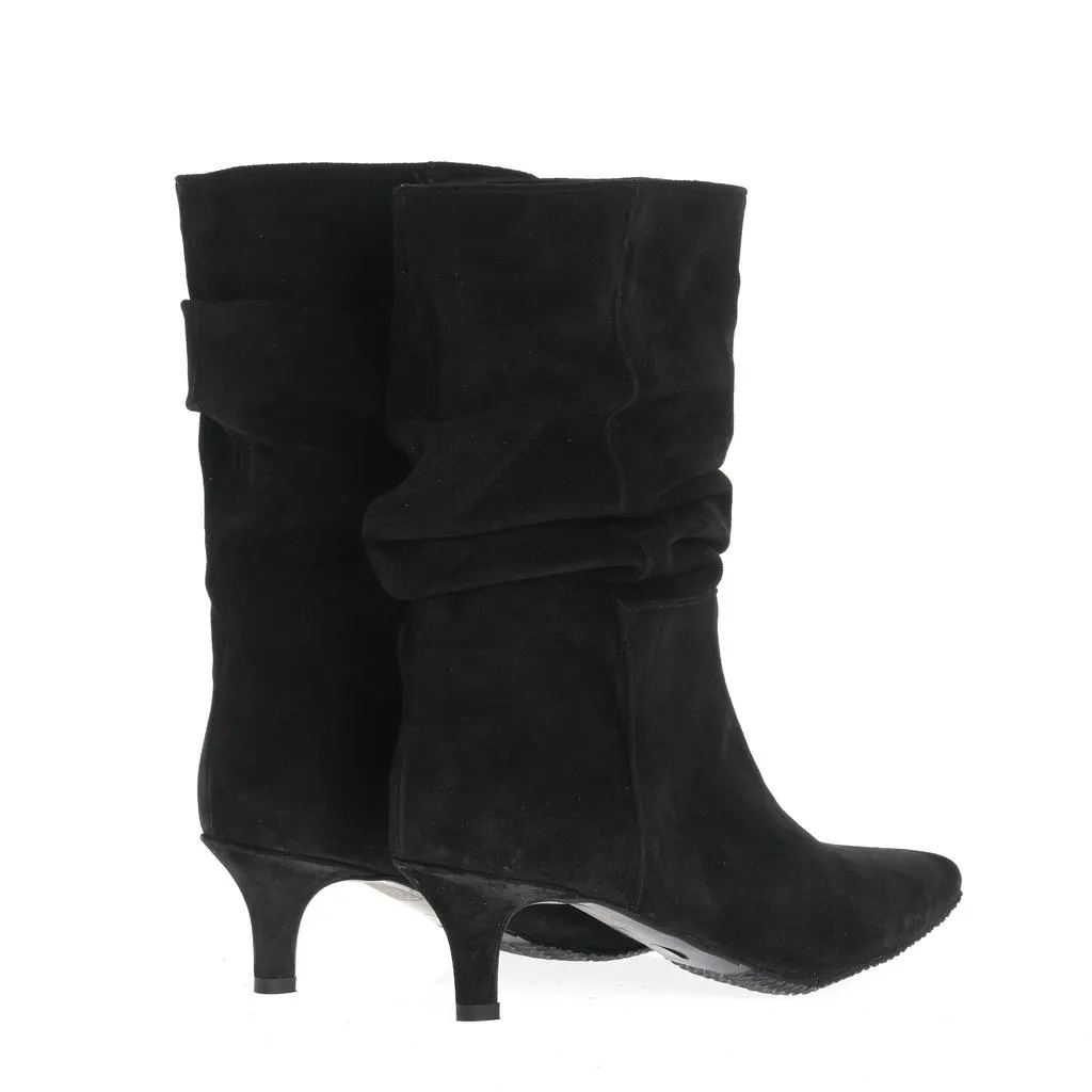 Ana Urbana Shoes Amelia cizme negre toc jos