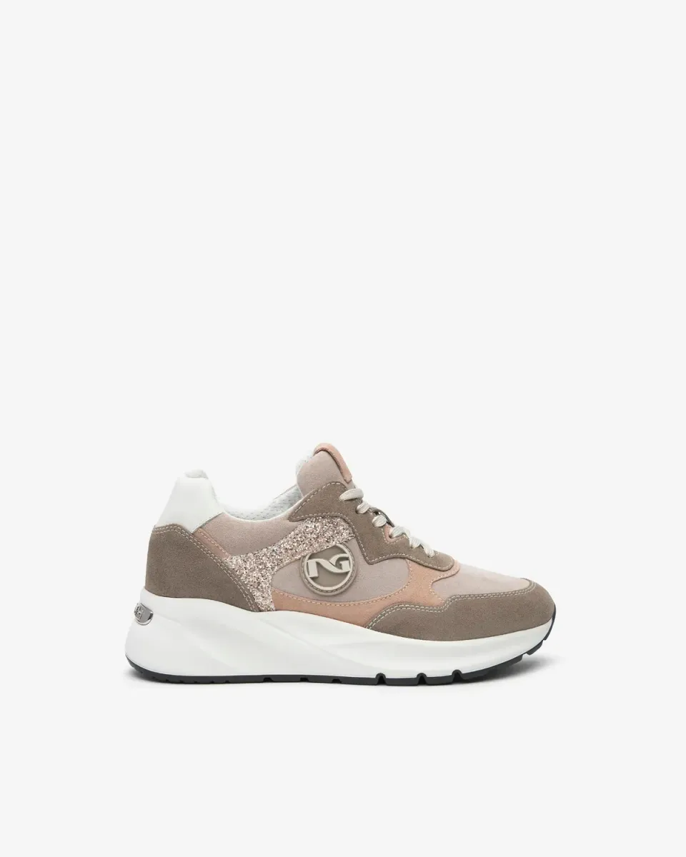 NeroGiardini Sneakers Damă Piele Velur DryGo