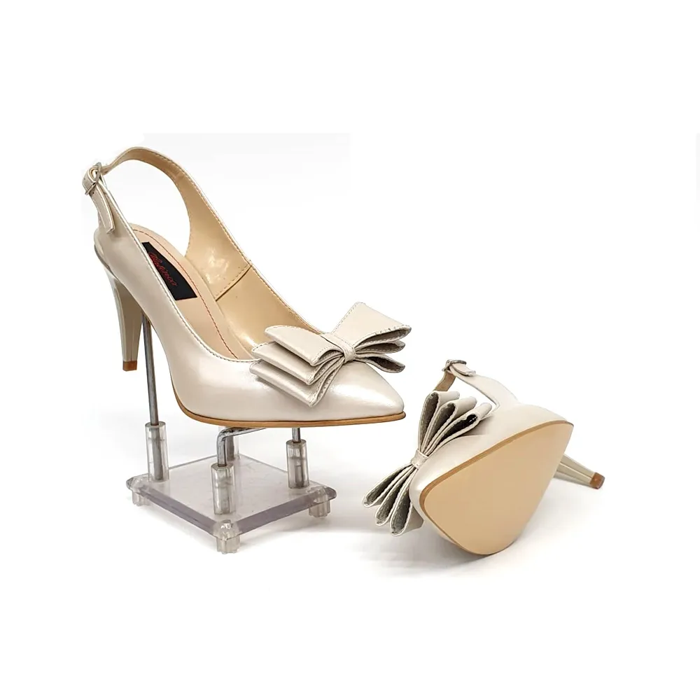 Catinca Shoes D17 BS sandale damă piele bej sidef