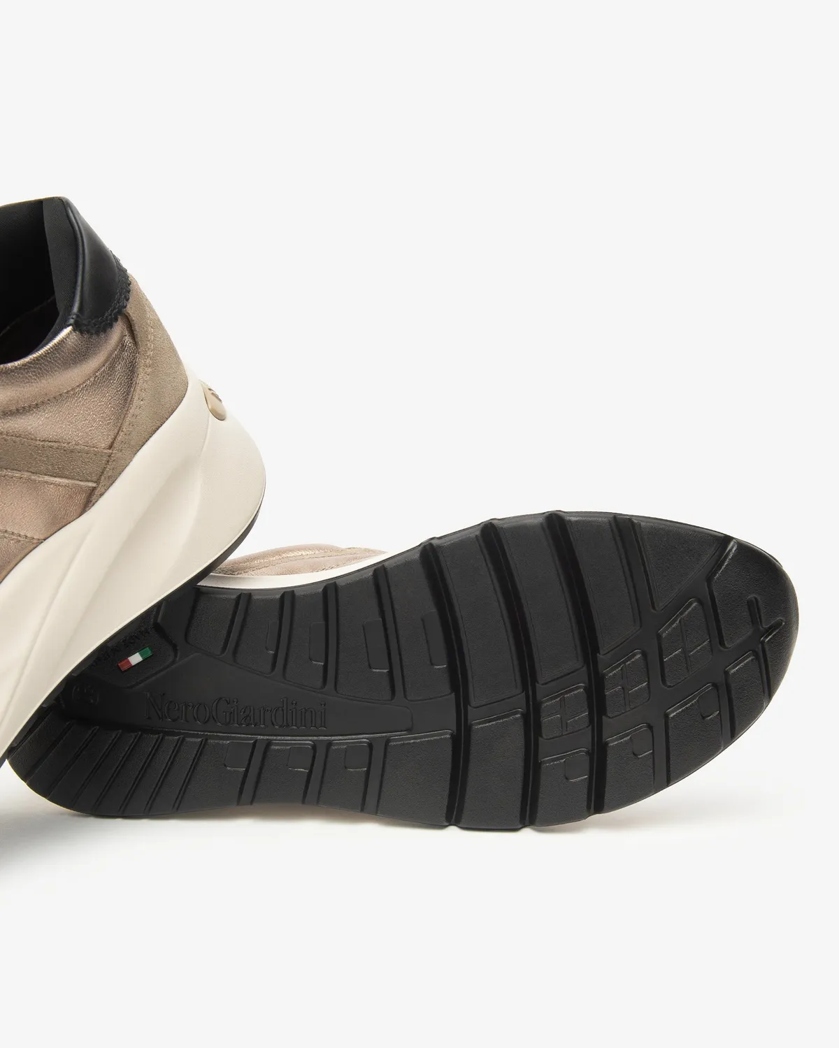 NeroGiardini sneakers dama piele intoarsa talpa confort