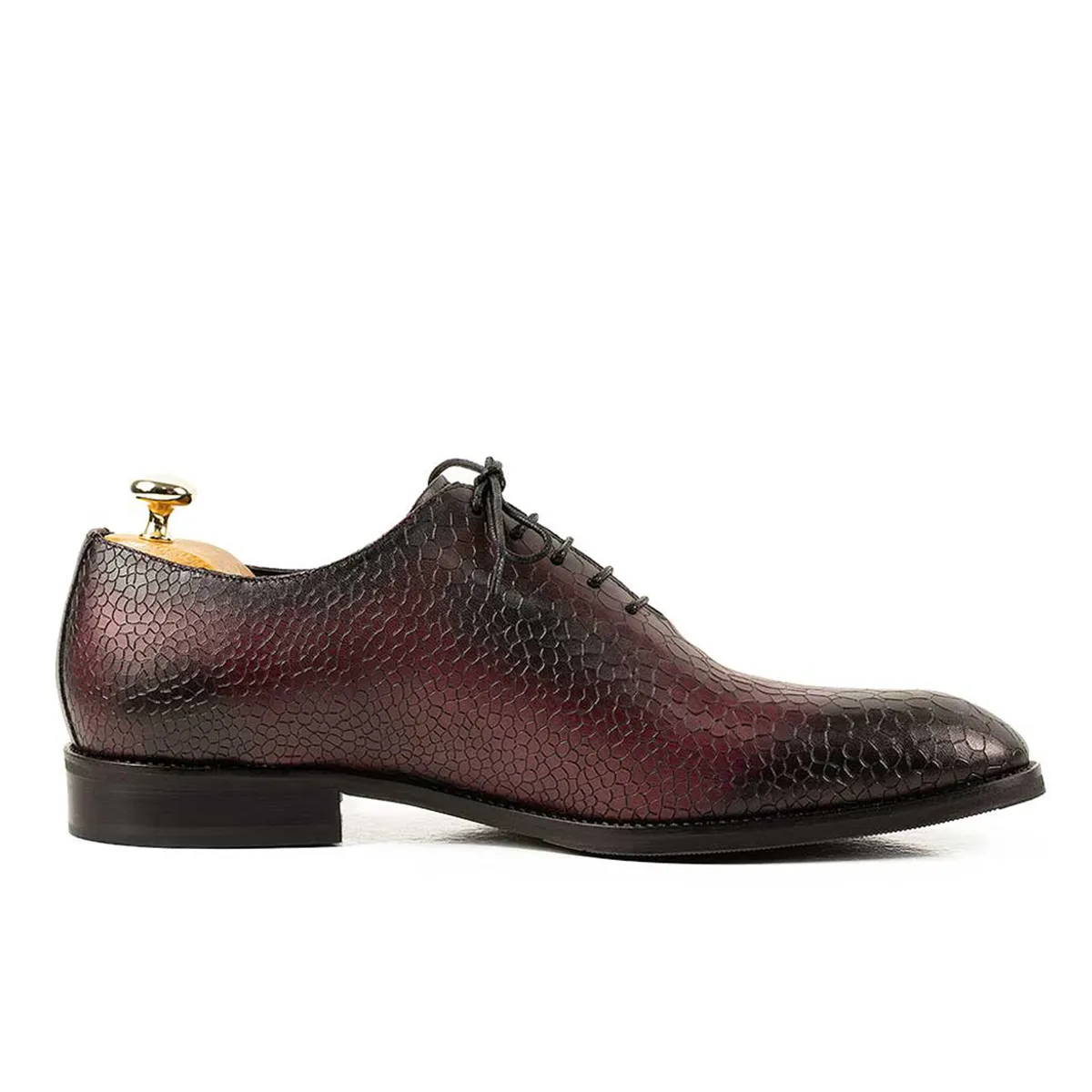 Lucas Shoes Elegant 715 pantofi bărbați bordo piele