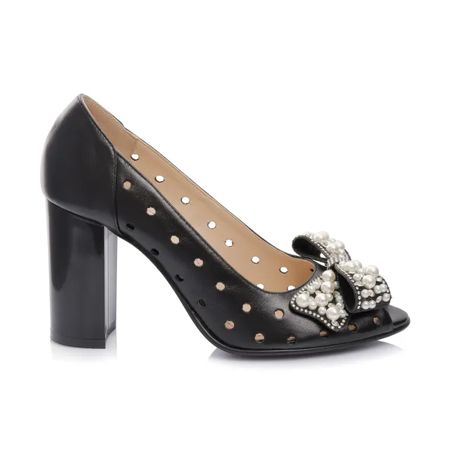 Catinca Shoes F23M NE sandale dama negre piele naturala