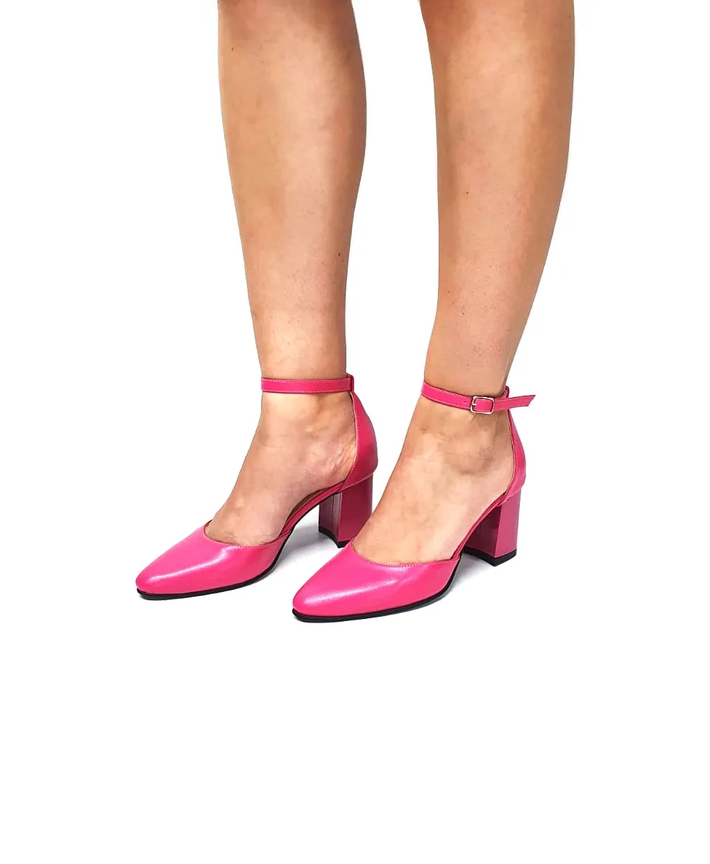Catinca Shoes D14 R sandale dama piele roz box