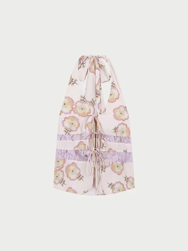 Flagelus Blooming Oz Top top dama XS-L