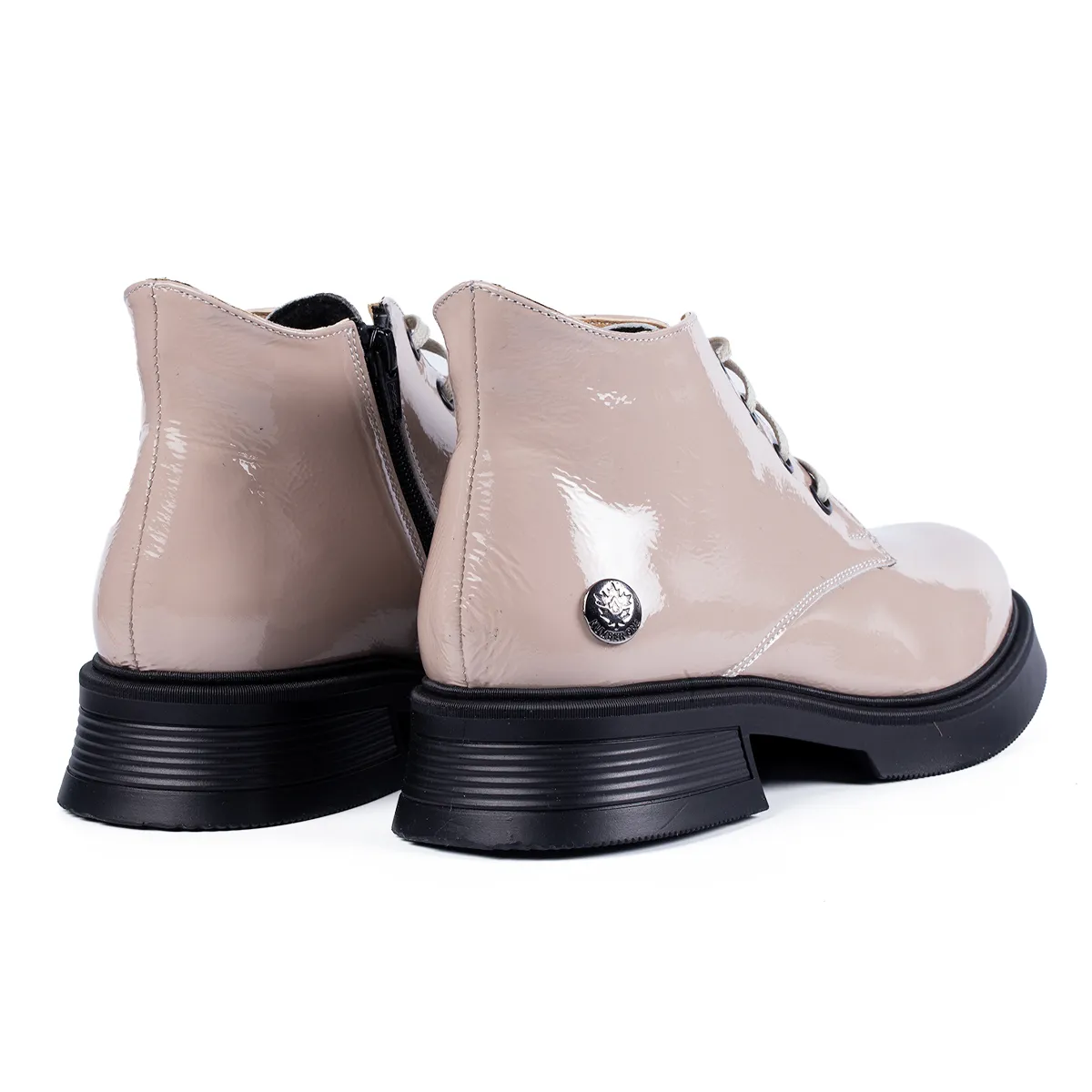 Lucas Shoes Ghete 412 nude piele dama