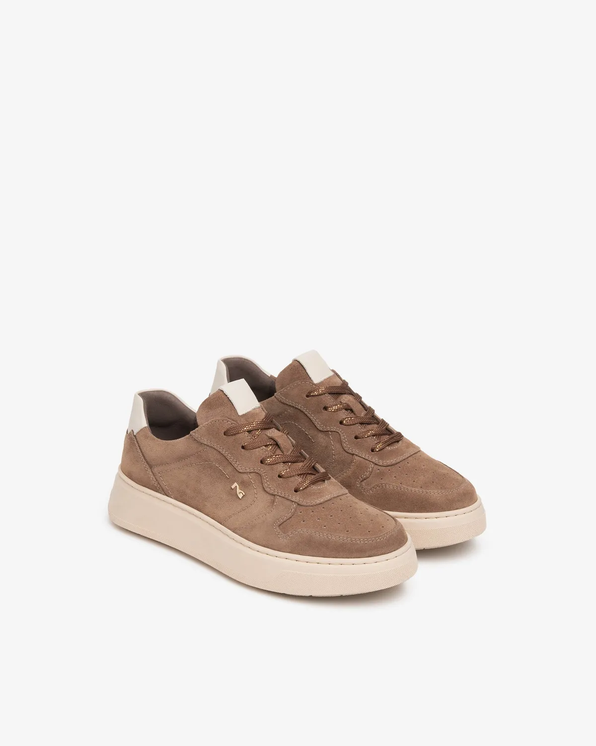 NeroGiardini sneakers dama piele intoarsa platforma