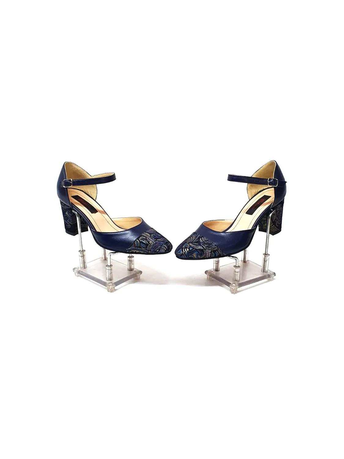 Catinca Shoes D16 BSB sandale dama piele bleumarin