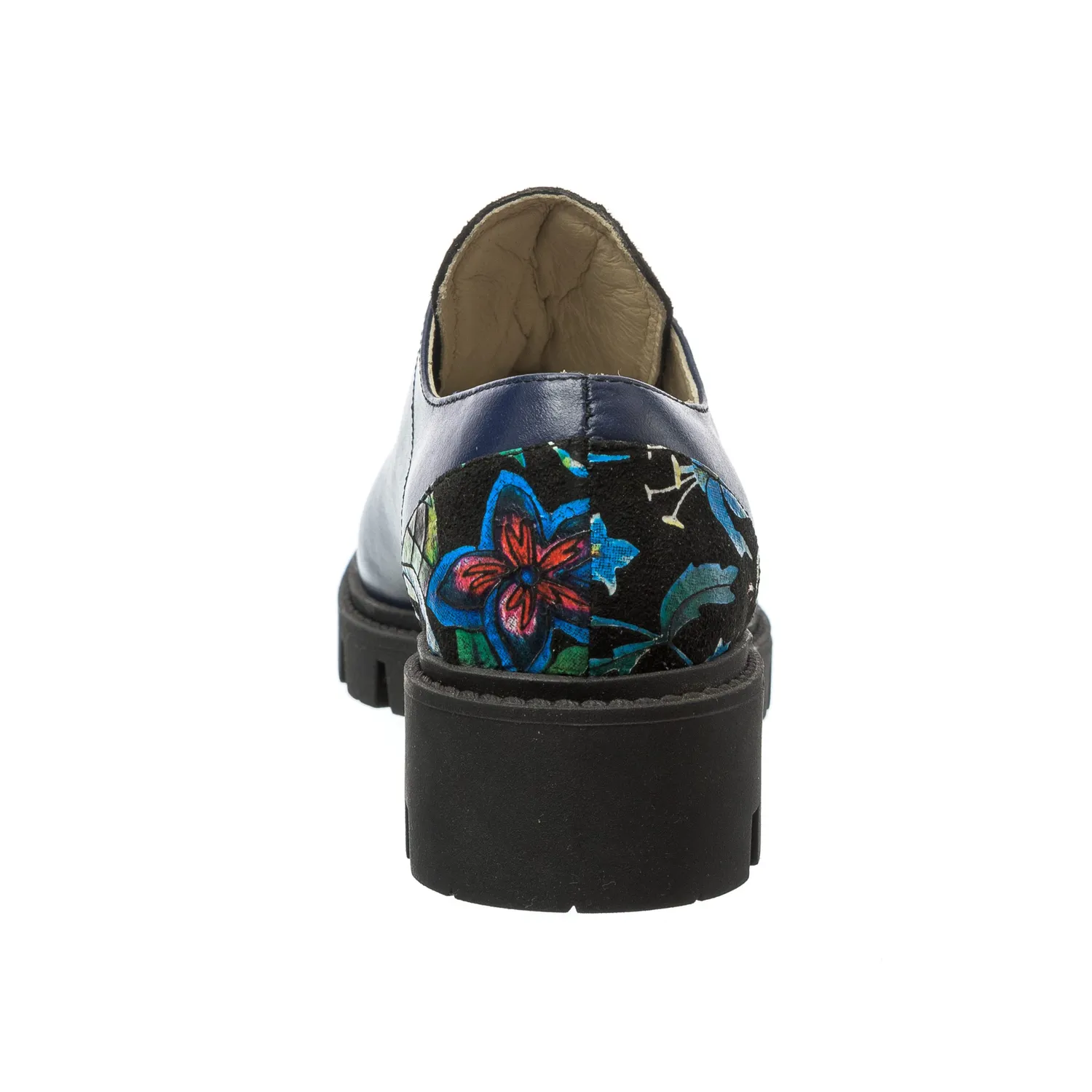 Catinca Shoes Blu Box Flori Noi X2 BBFN pantofi dama albastri piele