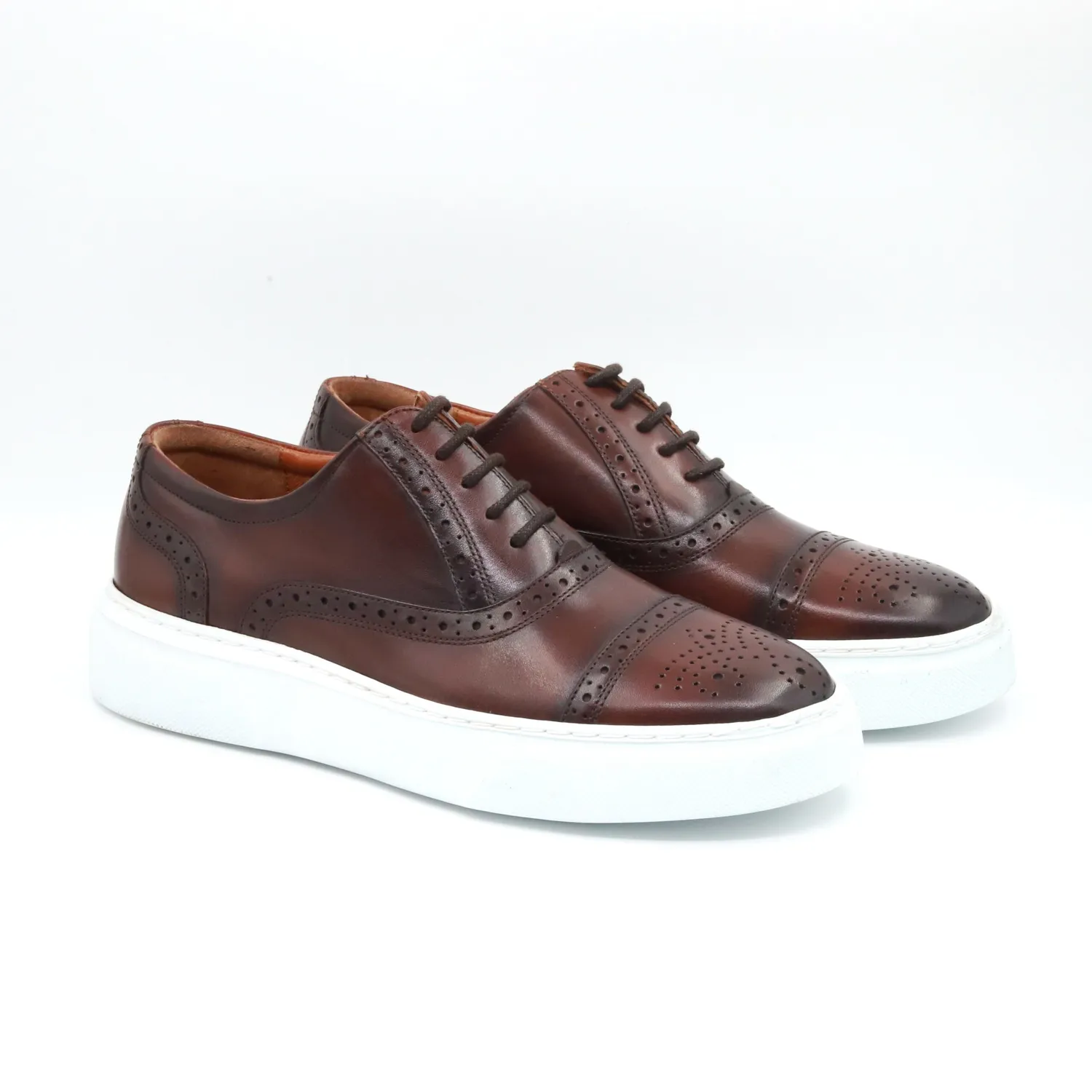 Lucas Sneaker 518 Marrone sneakers piele maro