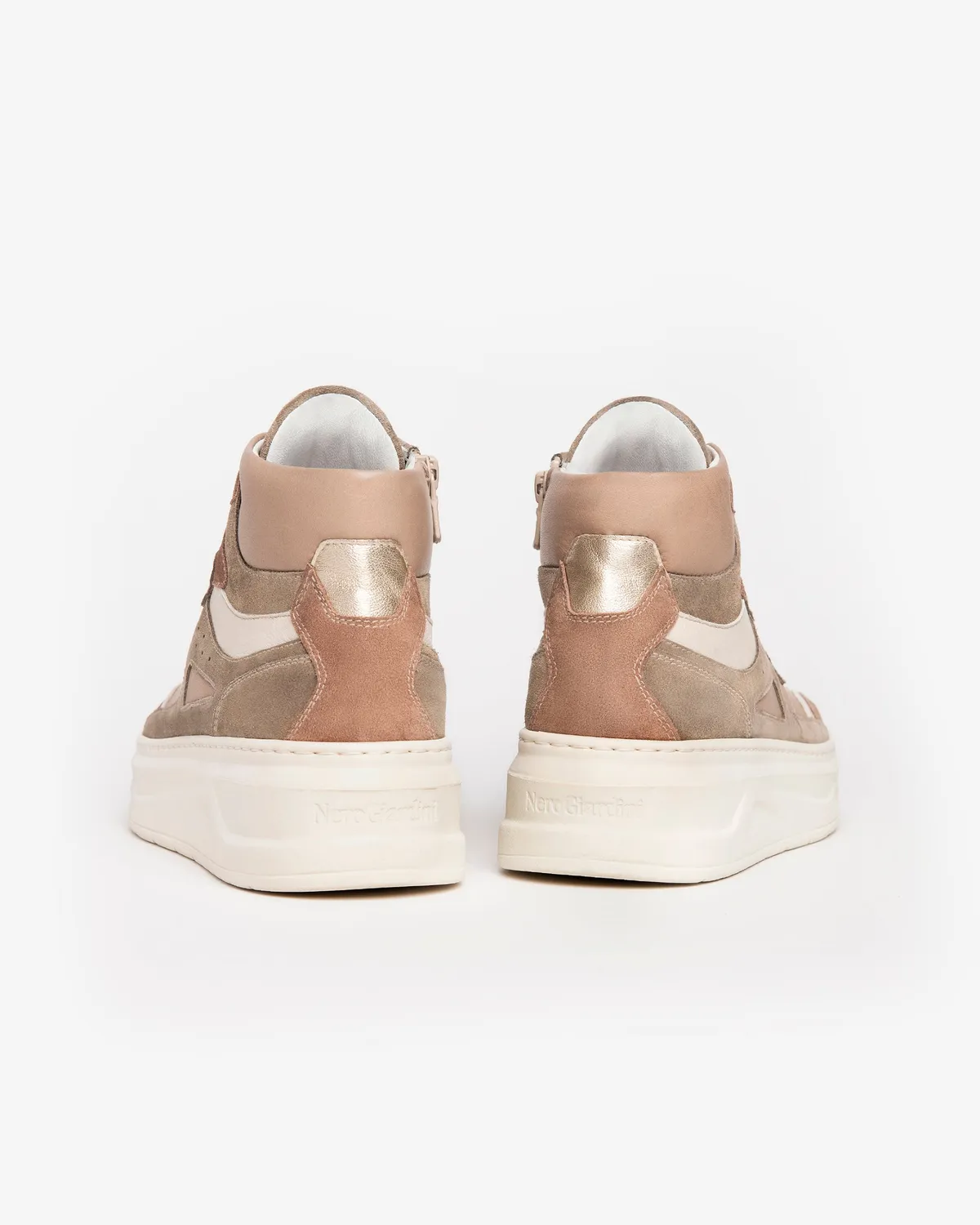 Sneakers dama piele NeroGiardini inalti confort