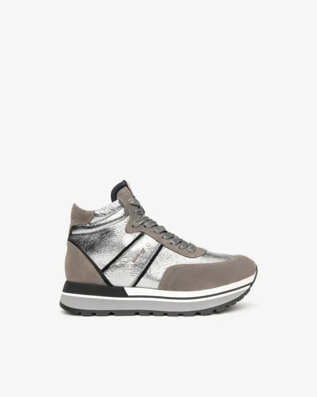 NeroGiardini sneakers dama piele talpa inalta toamna