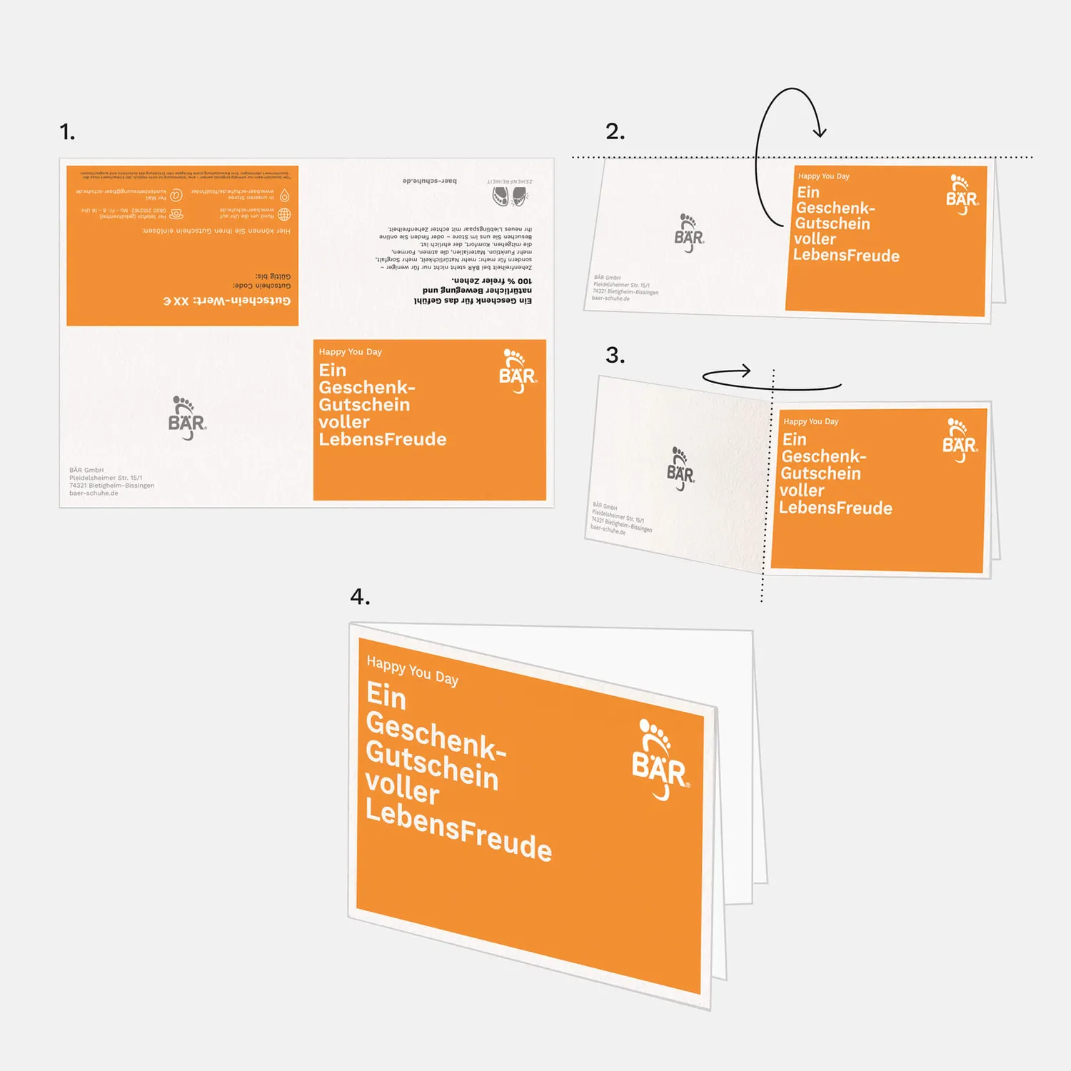Bär Digital Gift Voucher card cadou 100 EUR flexibil