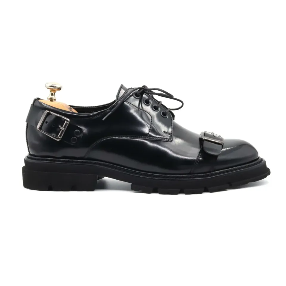 Lucas Shoes Elegant Buckle Oxford pantofi negru