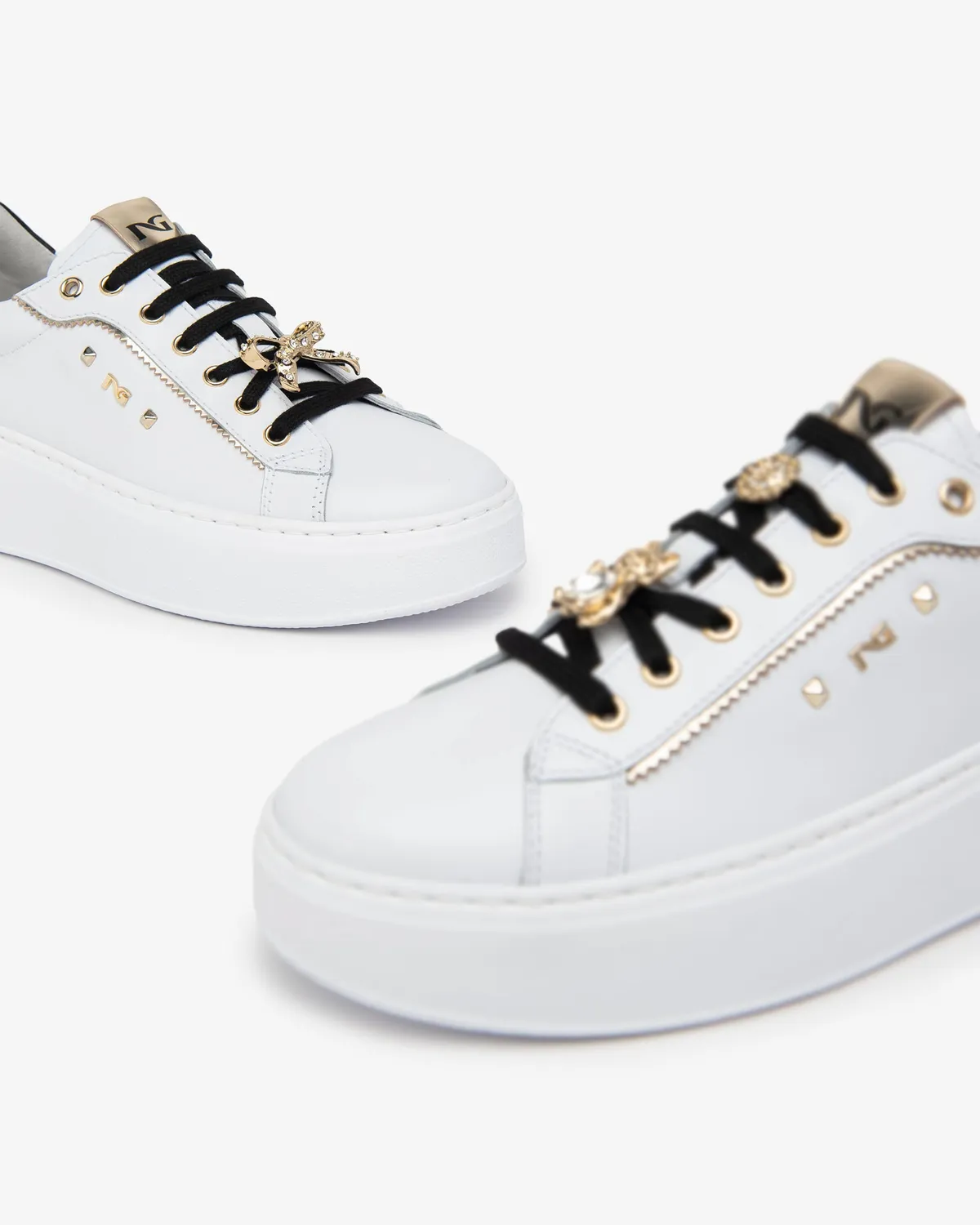 NeroGiardini sneakers dama piele si material tehnic