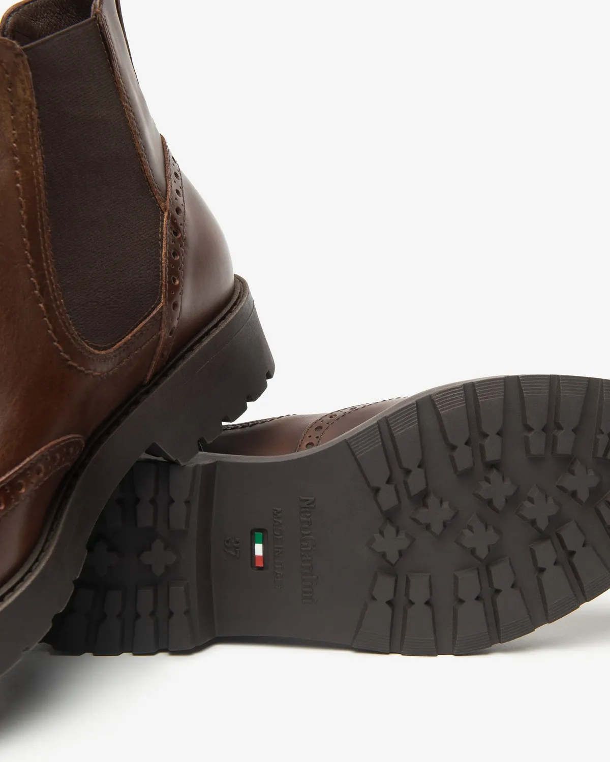 NeroGiardini botine chelsea dama piele toc 35 mm