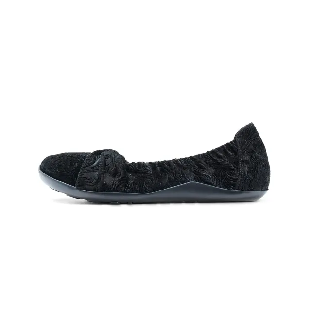 BÄR Elly Textil balerini negri barefoot vegani