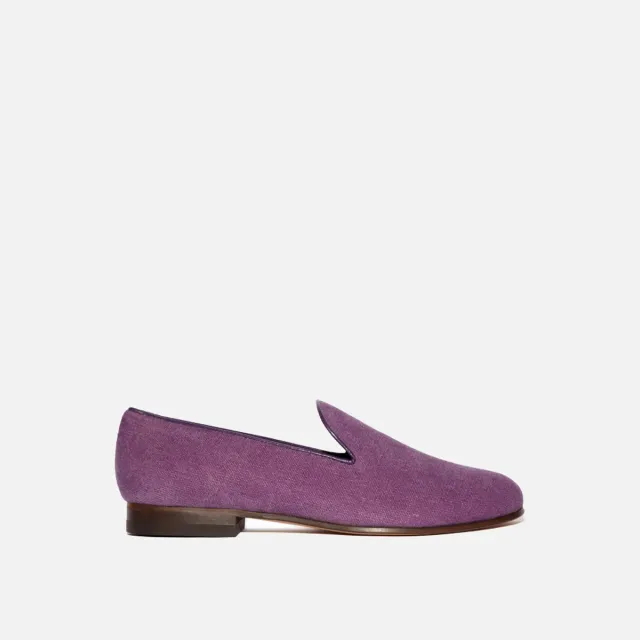 Cecilia Bringheli Positano pantofi Slipper mov bumbac