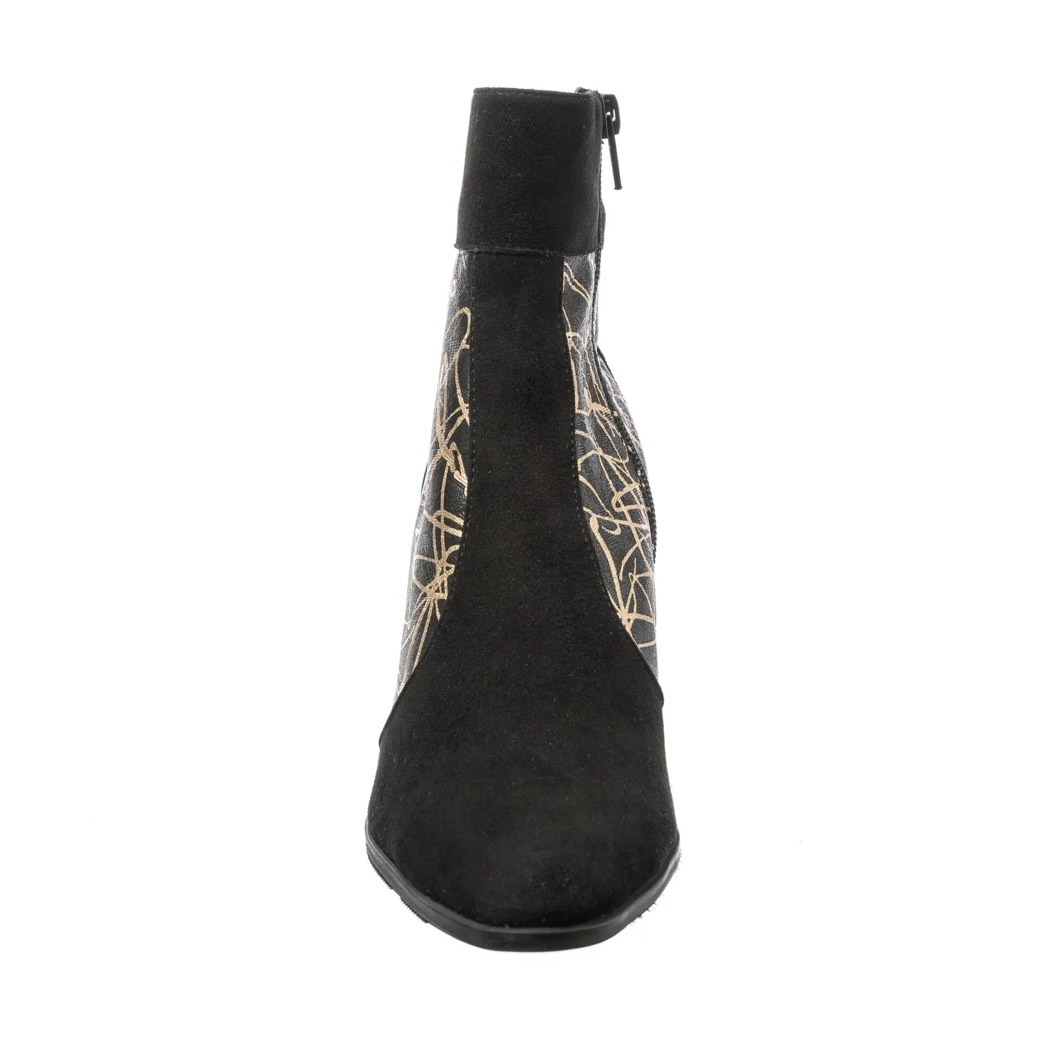 Catinca Shoes GX32 NAFA ghete piele negru antilopa