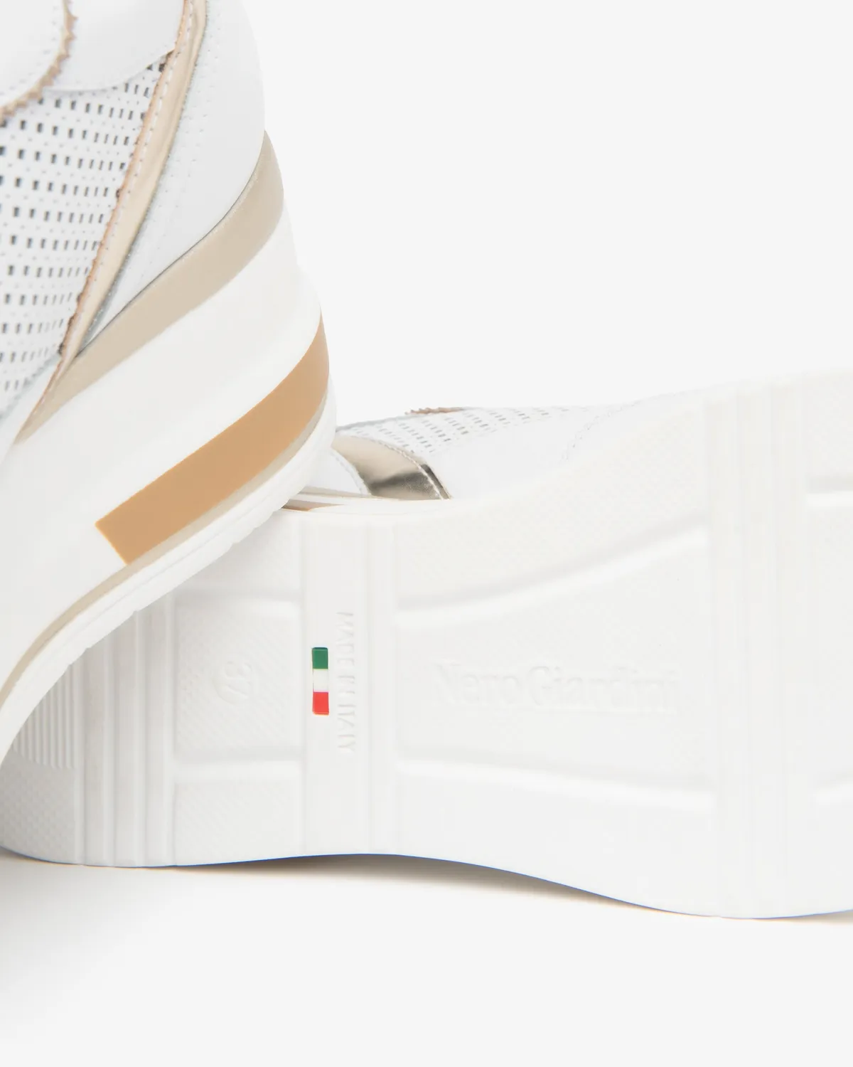 NeroGiardini sneakers dama piele si material tehnic