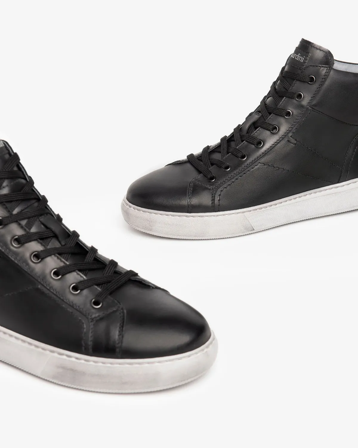 NeroGiardini sneakers bărbați piele high-top DryGo