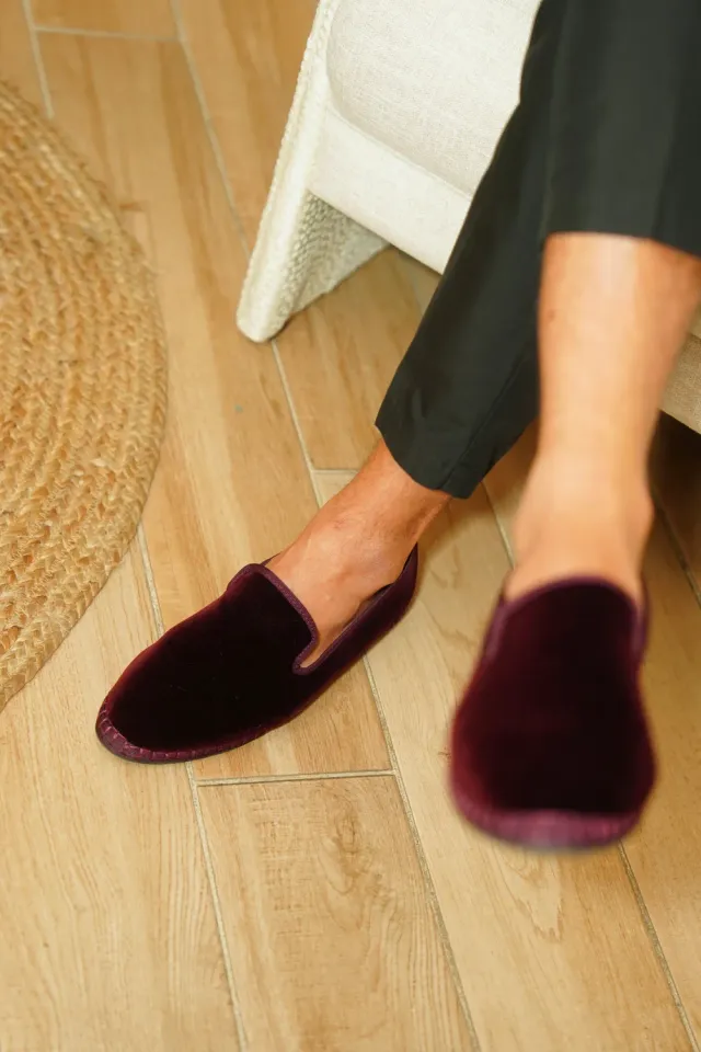 Flagelus Billy papuci slipper vinetii catifea