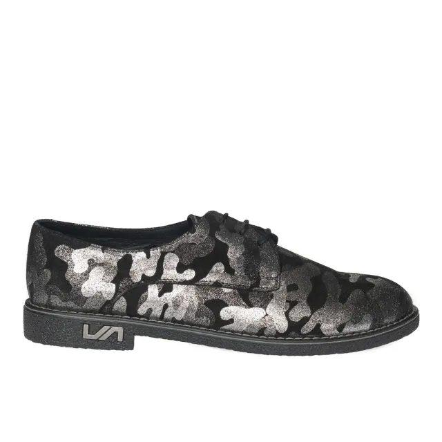 Catinca Shoes G10 NA pantofi dama piele negru argintiu