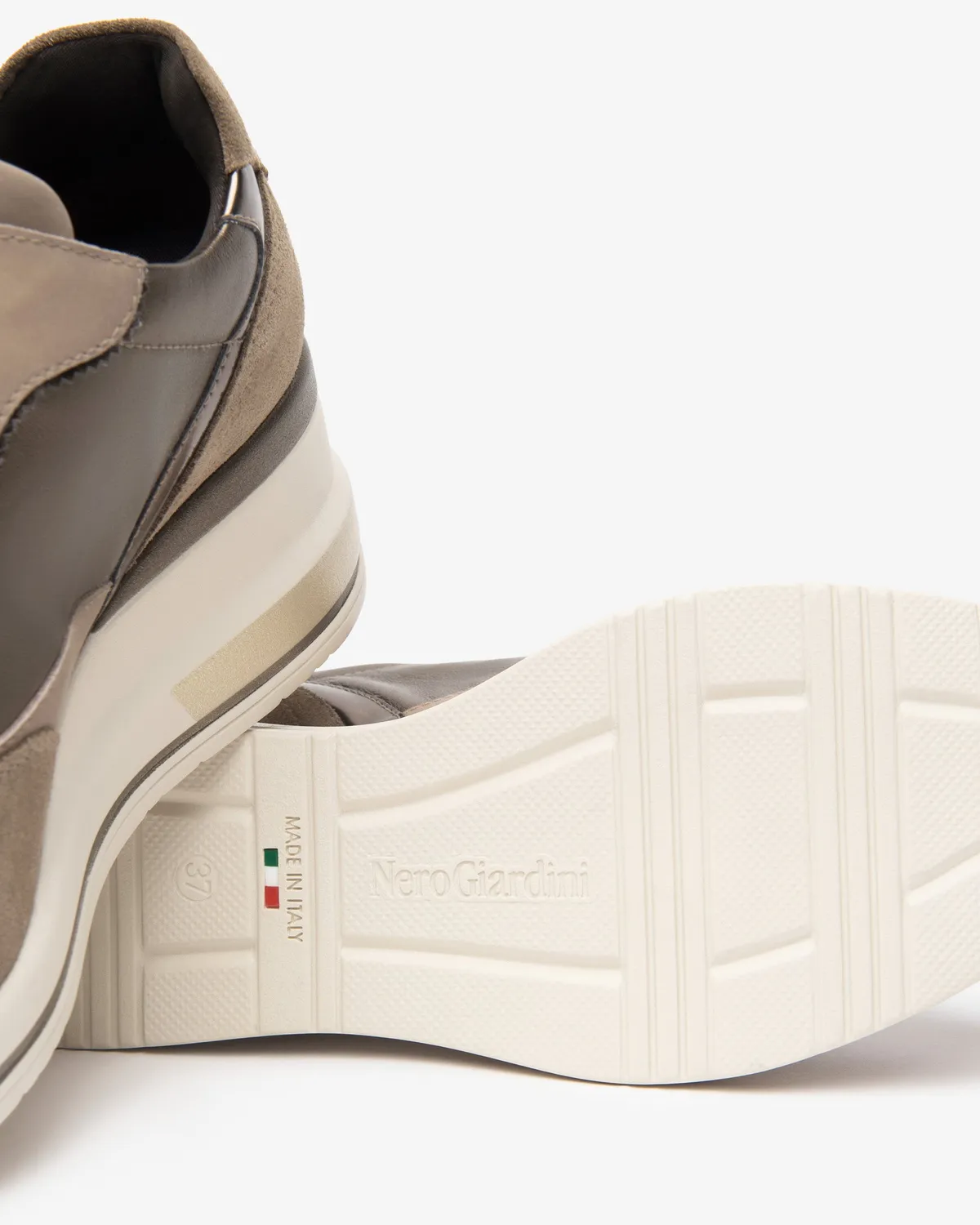 NeroGiardini sneakers piele dama cu brant Memory