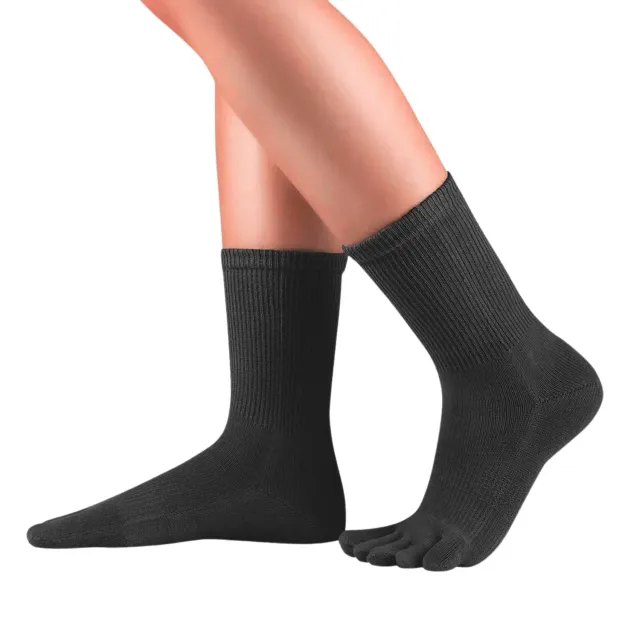 BÄR Hallux Valgus șosete cu degete negre bumbac