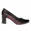 Catinca Shoes 315 NBIB pantofi piele naturala negru bordo