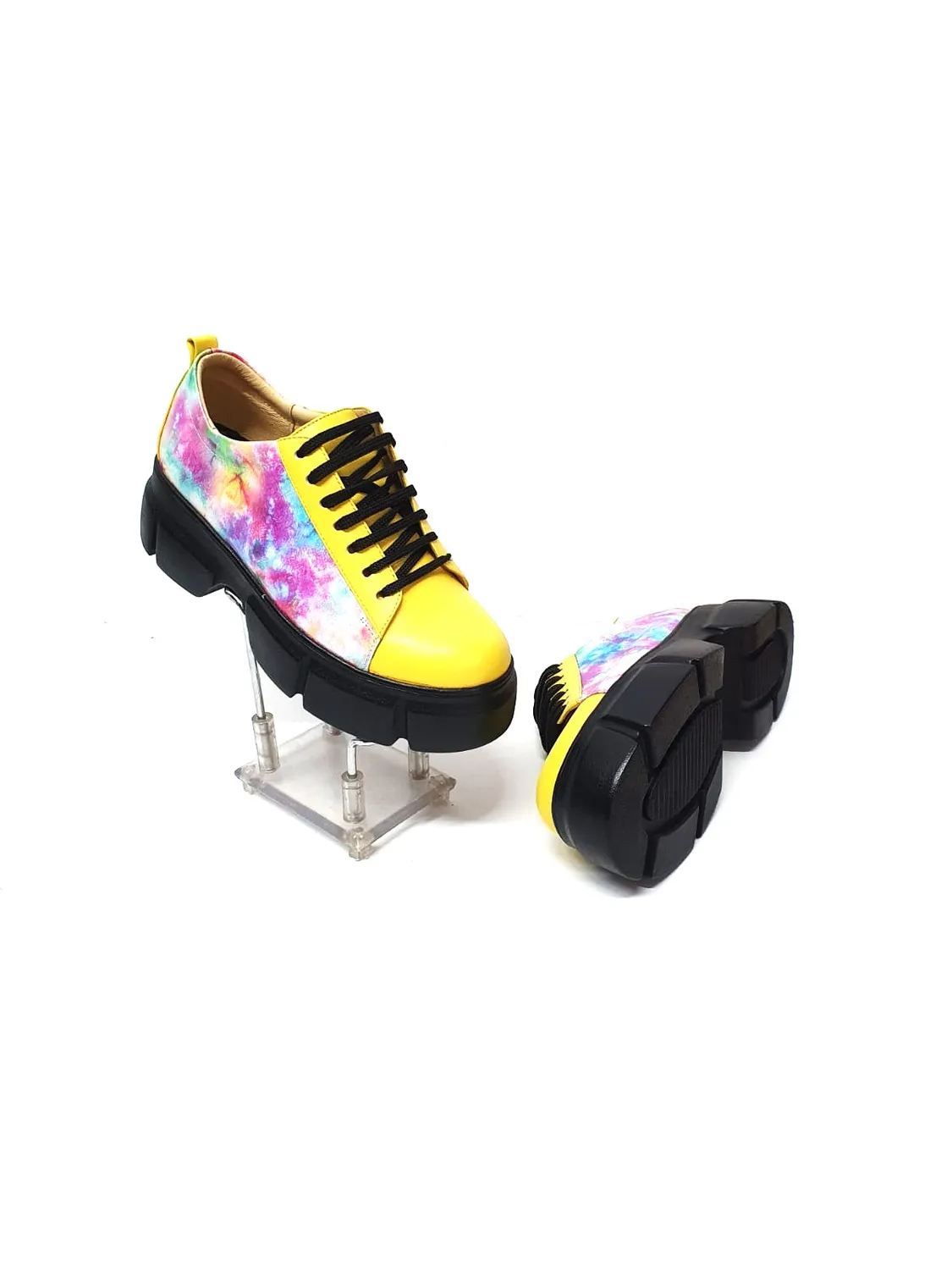 Catinca Shoes X3 GBF pantofi dama galben piele naturala