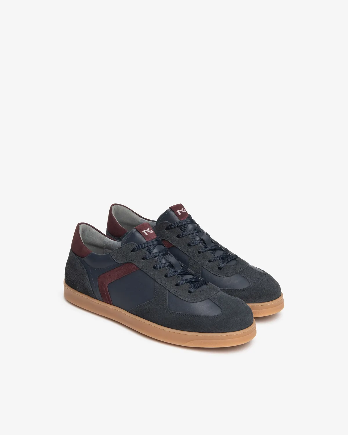 NeroGiardini sneakers bărbați piele cu velur