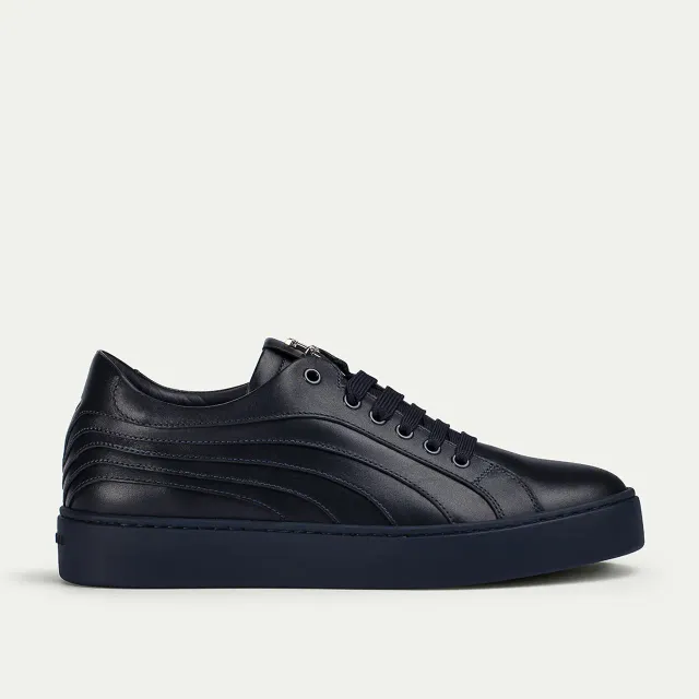 Cesare Paciotti Linea Derby pantofi bleumarin piele